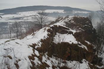 Zbytek jádra hradu (leden 2011© Olga Procházková, 01/2011)