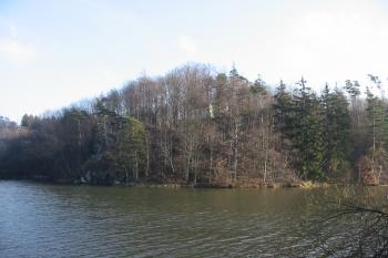 hradní ostroh od západu (© D Dohňanský, 01/2016)