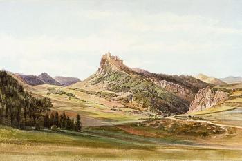 pohled na hrad od severu ( © Thomas Ender (1793 - 1875))