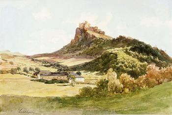 hrad Lietava od severu ( © Thomas Ender (1793 - 1875))