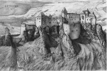 Pokus o rekonštrukciu k roku 1615 ... (© Jozef Hochel, 12/2009)
