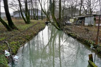 náhon při bývalé prostřední valše (© Jan P. Štěpánek 2011)
