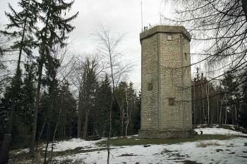 Rozhledna na Studeném vrchu ( © Michal Kupsa 02/2007)