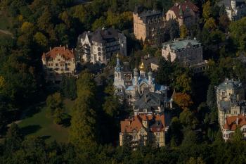 kostel sv. Petra a Pavla - letecký snímek ( © Radovan Smokoň 09/2008)