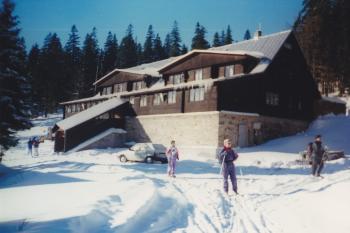 Alfrédka - poslední zima před požárem (© Zuzana Holasová, 12/2001)