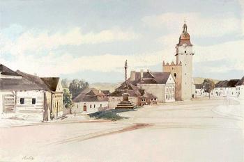 Spišskobelanské náměstí s farním kostelem a zvonicí ( © T. Ender)