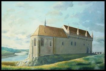 Představa podoby hrádku (© Lubomír Herc, 01/2012)