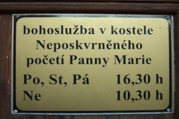 otevírací doba (© René Šťastný, 02/2007)