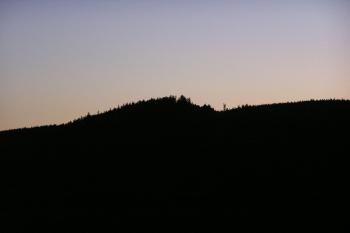 Soumrak nad Malínskou skálou ( © Jan P. Štěpánek 08/2006)