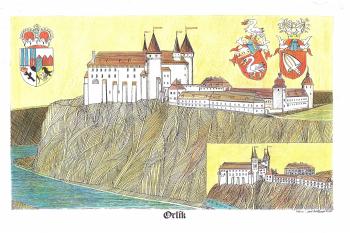 Orlík podle dobové rytiny (© jan heřman, 03/2013)