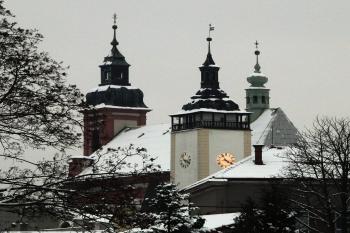 záběr přes Bečvu (© Alena Volná, 1/2010)