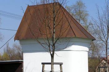 Pohled na zadní část tzv. skalické kaple (© Jan P. Štěpánek, 04/2007)