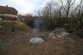 Příkop tvrze (© Petr Nožička  02/2021)