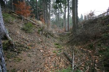 Čelní příkop ( © Filip Matoušek 12/2006)
