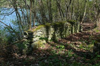 Drobná zídka pod vlastním hradem (© Jiří Cukr, 04/2010)