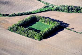 Letecký pohled ( © Radovan Smokoň 04/2009)