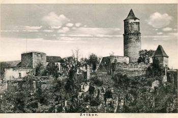 Hrad Zvíkov 1932 (scanRepro)