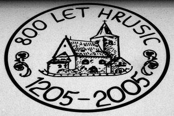 Kostel sv. Václava na logu k 800. výročí založení obce (© Milan Caha, 06/2007)