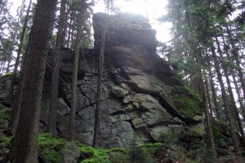 Skály na svazích Kraví hory (© Jiří Cukr, 05/2009)