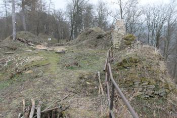 zřícenina hradu Brandýs nad Orlicí (© Vlastislav Mareček, 03/2016)