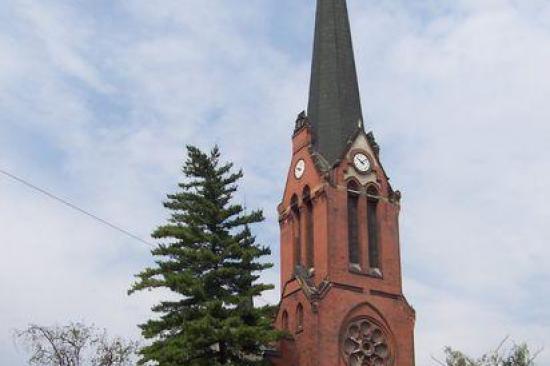 německý evangelický kostel, Červený kostel