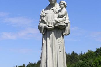 Postava sv. Antonína Paduánského ( © Jan P. Štěpánek 06/2007)