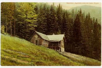 Gabrielina chata na historickém snímku z roku 1910 ( © Beskydy a Pobeskydí 1895 - 1939, Wart 2001)