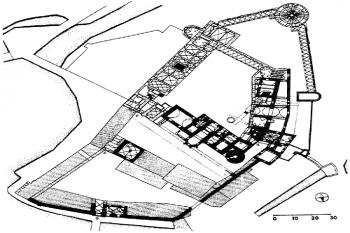 Přízemí zámku (© D. Menclová: České hrady 1, Odeon, 1972)