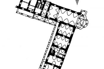 Půdorys (Vlček P.: Ilustrovaná encyklopedie Českých zámků, Libri, 2001, str. 396)