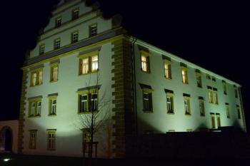 Šluknovský zámek v noci (© Petra Šimková, 04/2012)