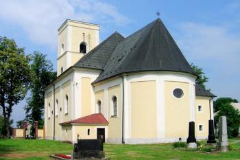 Kostel sv. Jana Křtitele v Újezdu u Uničova ( © Pavel Vítek 06/2007)