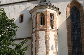 Schodišťová vížka na jihu trojlodí ( © Ivan Grisa 05/2009)