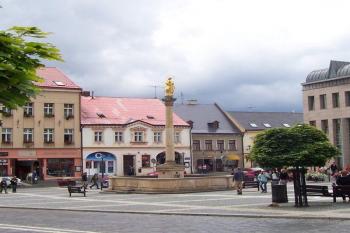 Kašna s mariánským sloupem v Turnově (© Ivo Rozehnal, 07/2007)