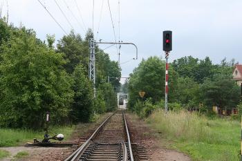 Pohled k mostu z železniční stanice Bechyně ( © Ivan Grisa 06/2009)
