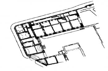 Půdorys čp. 322 ( © (Pavel Vlček a kol.: Umělecké památky Prahy – Malá Strana, Academia, 1999))