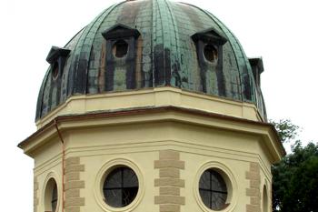 Hřbitovní kaple na hořínském hřbitově ( © Pavel Vítek 06/2018)
