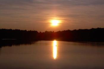 Západ slunce nad Sečí (© Marie Šustrová, 08/2007)