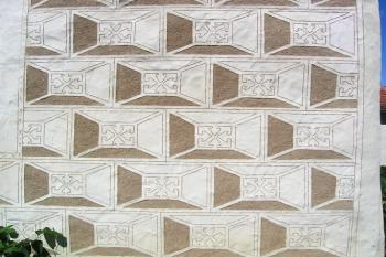 Rekonstruované renesanční sgrafito na východní fasádě ( © Filip Matoušek 7/2007)