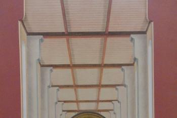 Neuskutečněný architektonický návrh inetriéru (© Johannes Cladis, 07/2017)