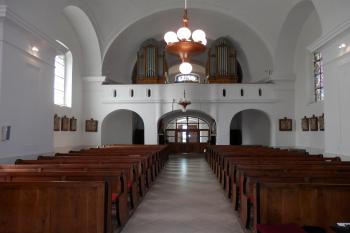 Kostel Sv. Jana Křtitele - interiér - varhany (© David Benda, 02/2016)