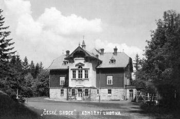 Pohled na Prochaskovu vilu v roce 1925 ( © Beskydy a Pobeskydí 1895 - 1939, Wart 2001)