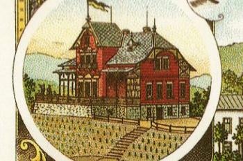 Prochaskova vila v roce 1897 ( © Beskydy a Pobeskydí 1895 - 1939, Wart 2001)