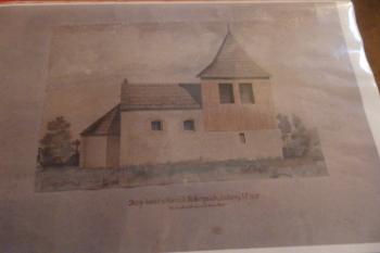 Původní románský kostel, zbořený 1735 (© Johannes Cladis, 12/2014)
