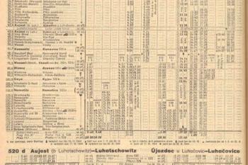 historický jízdní řád ( © http://www.zelpage.cz/trate/ceska-republika/trat-334)