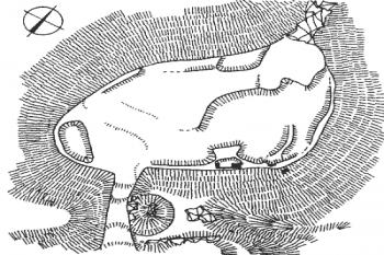 půdorys podle T. Durdíka (© Ilustrovaná encyklopedie českých hradů, Libri, Praha 1999)