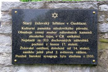 židovský hřbitov Osoblaha (© Rodochrozit, 06/2012)