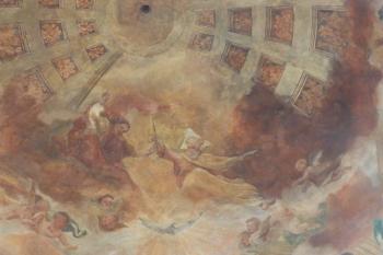 Freska v kupoli - apoteóza sv. Terezie - detail (© Johannes Cladis, 09/2015)