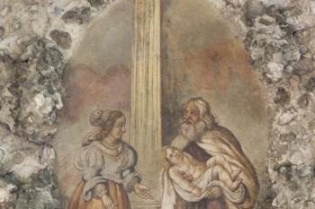 Eliáš křísí dítě vdovy ze Sarepty (© Johannes Cladis, 09/2014)