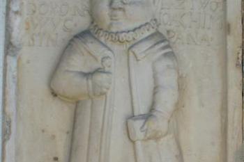 Zdounky - renesanční náhrobník Jana Jiřího Zoubka ze Zdětína (© zdeněk komínek, 06/2010)