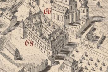 zbrojnice na plánu Prahy J. D. Hubera z roku 1769 (© PD)